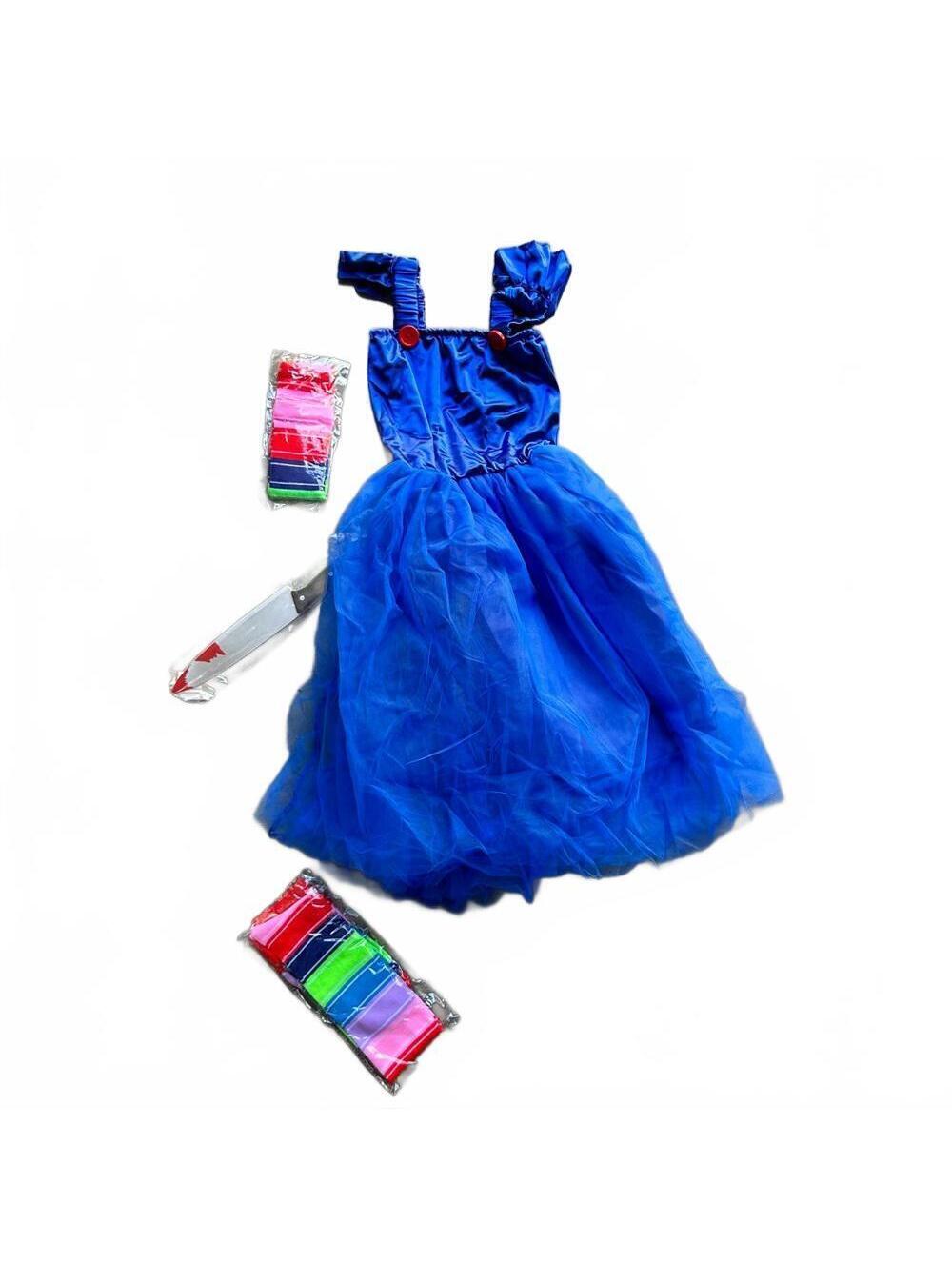 Kids Killer Clown Pennywise Cosplay Horror Halloween Costume | Size Large 10-12
